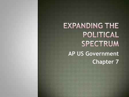 AP US Government Chapter 7.