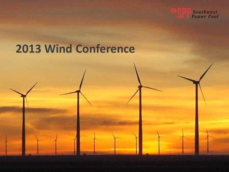 2013 Wind Conference. Congestion Management & Communication Processes CJ Brown.