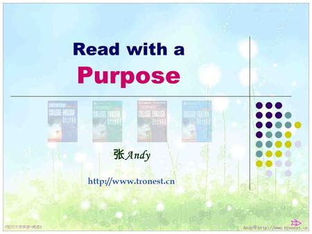 Read with a Purpose 张 Andy