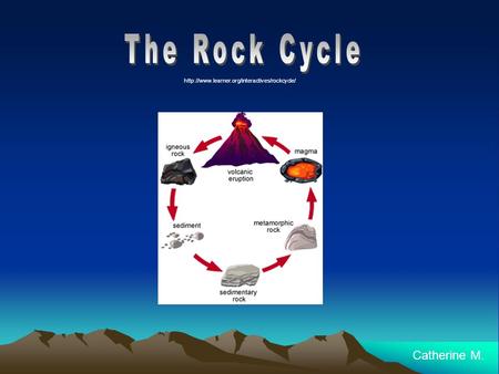 The Rock Cycle Catherine M.