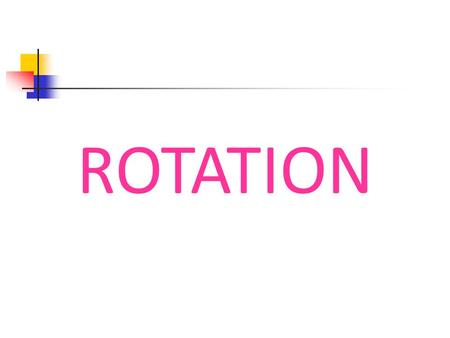 ROTATION. 12/7/2015 Goals Identify rotations in the plane. Apply rotation to figures on the coordinate plane.