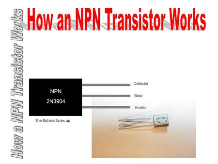 How an NPN Transistor Works