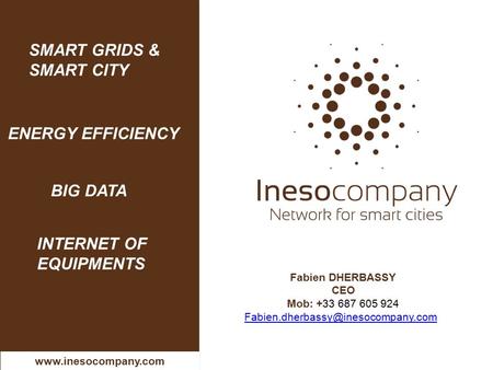 SMART GRIDS & SMART CITY ENERGY EFFICIENCY BIG DATA INTERNET OF