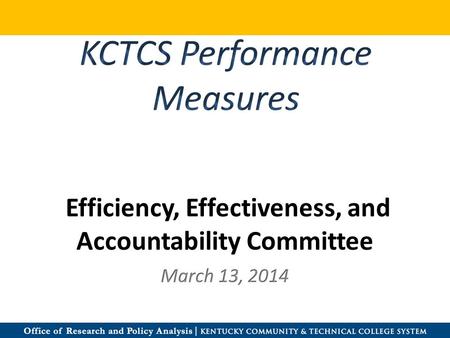 Efficiency, Effectiveness, and Accountability Committee.