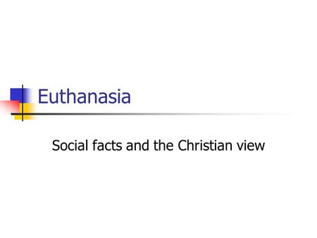 Social facts and the Christian view