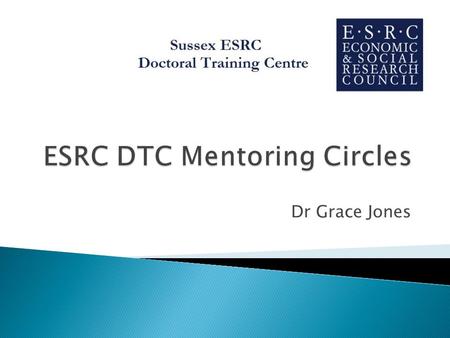 ESRC DTC Mentoring Circles