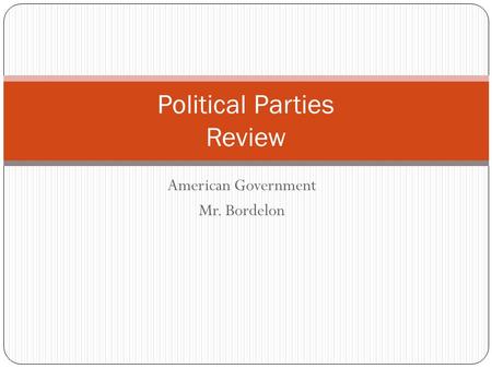 Political Parties Review