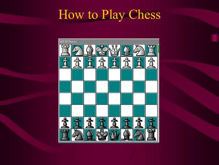 How to Play Chess. Name of Each Piece The relative values of the chess pieces  9 points  5 points  3+ points  3 points  1 point.