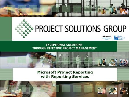 Microsoft Project Reporting with Reporting Services.