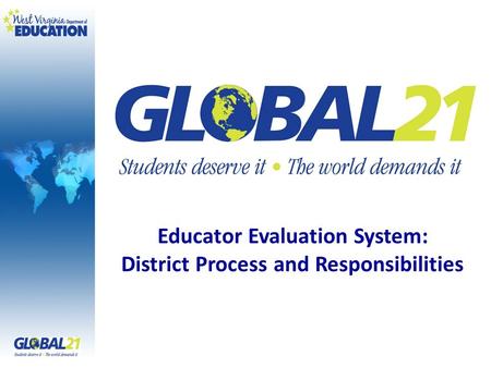 Educator Evaluation System: District Process and Responsibilities.