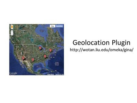 Geolocation Plugin