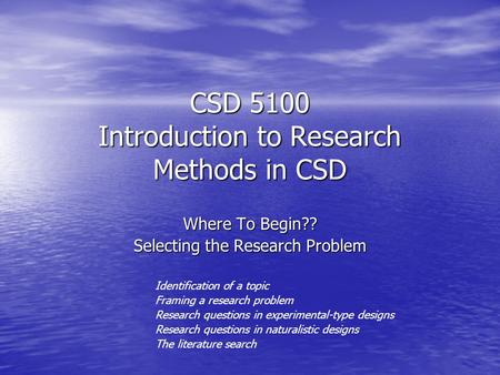 research design introduction ppt