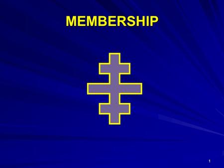 MEMBERSHIP 1. What does it take to Get New Members? 2.