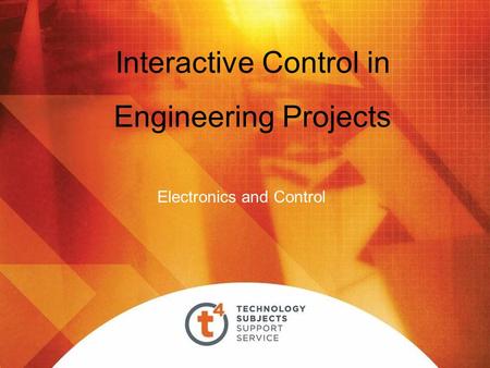 Interactive Control in Engineering Projects Electronics and Control.