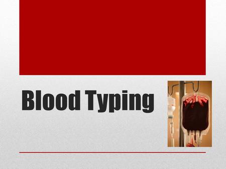 Blood Typing. If you lose more than 15-30% of your blood, pallor and weakness will result.