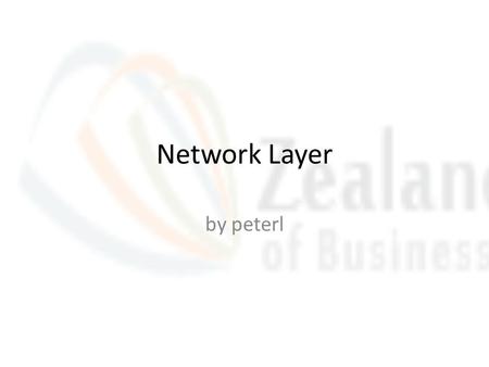 Network Layer by peterl. forwarding table routing protocols path selection RIP, OSPF, BGP IP protocol addressing conventions datagram format packet handling.