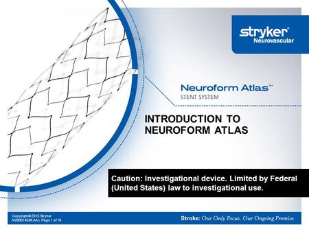 INTRODUCTION TO NEUROFORM ATLAS