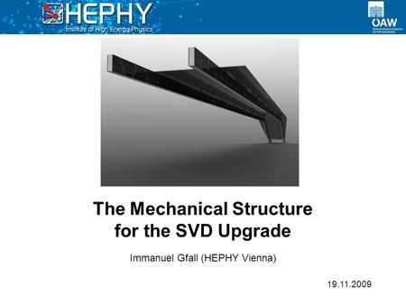 The Mechanical Structure for the SVD Upgrade