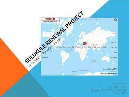 Sulukule Renewal Project
