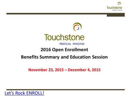 Benefits Summary and Education Session