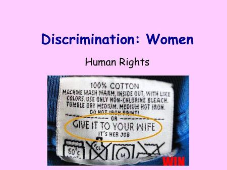Discrimination: Women Human Rights. The 1988 Constitution introduced equal rights for women in Brazil. However, although discrimination is now illegal,
