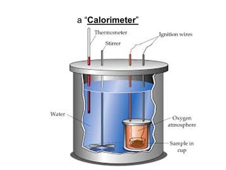 A “Calorimeter”. Calorimetry Calculations When analyzing data obtained using a calorimeter, make these assumptions: Any thermal energy transferred from.