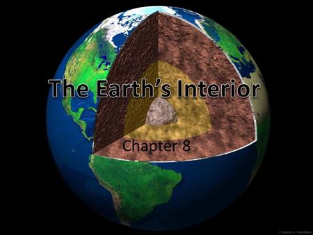 Chapter 8. Earth’s Core Lithosphere Lithosphere- solid outer crust of Earth – Rock and hot plastic-like upper mantle Three major parts or layers: – Earth’s.