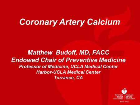 Coronary Artery Calcium