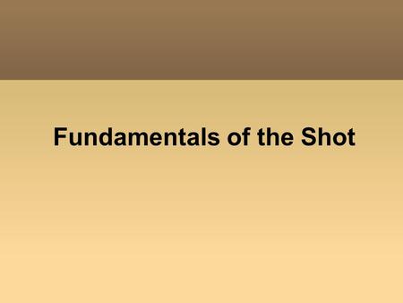 Fundamentals of the Shot. What is a Scene? A combination of shots that shows the action that takes place in one location or setting.