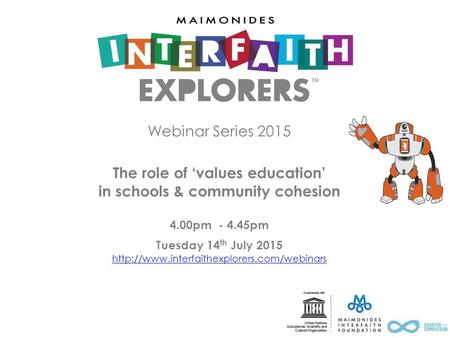 The role of ‘values education’ in schools & community cohesion