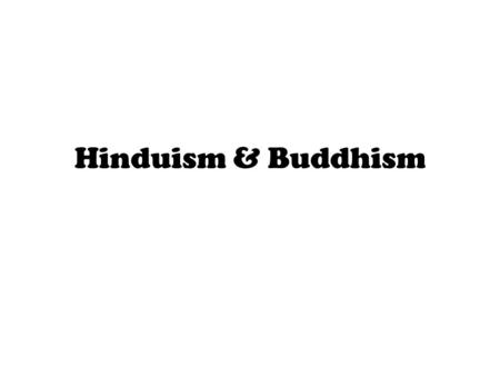 Hinduism & Buddhism. Hinduism No single founder (can be traced back to Aryan beliefs) Many sacred texts, no one specific “polytheistic,” kind of (Vishnu,