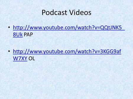 Podcast Videos  8Uk PAP  8Uk  W7XY.