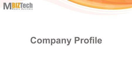 Company Profile.