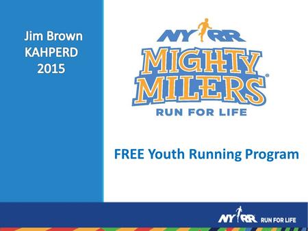 School year FREE Youth Running Program. Mighty Milers is open to and free for all U.S. schools. Also open to community centers and after school programs.