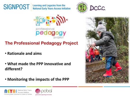 The Professional Pedagogy Project Rationale and aims What made the PPP innovative and different? Monitoring the impacts of the PPP.