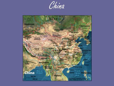 China. 1. Why do the Chinese call themselves the “Middle Kingdom”? (p.137)