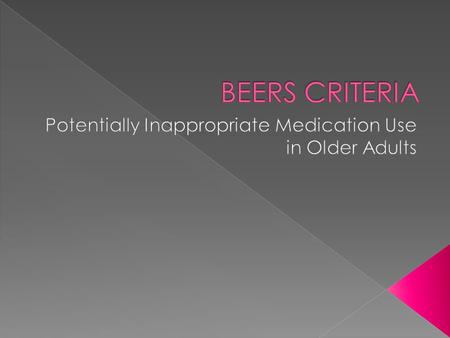  Medication-related problems are common, costly and often preventable in older adults and lead to poor outcomes.