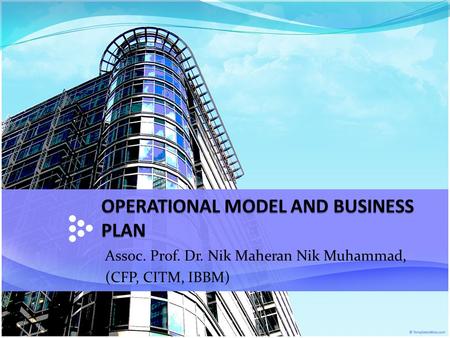 Assoc. Prof. Dr. Nik Maheran Nik Muhammad, (CFP, CITM, IBBM)
