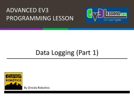 Data Logging (Part 1).