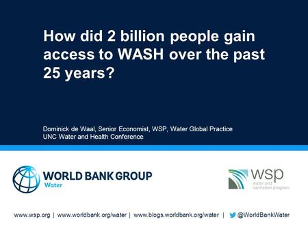 |  |  How did 2 billion people gain access to WASH over the past 25 years?
