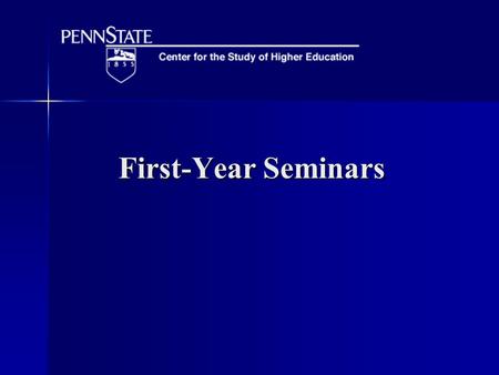First-Year Seminars. Research Findings In short, the weight of evidence indicates that FYS participation has statistically significant and substantial,