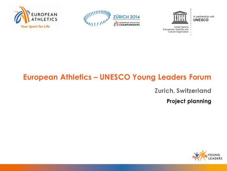 European Athletics – UNESCO Young Leaders Forum
