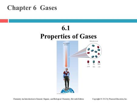 Chapter 6 Gases 6.1 Properties of Gases.