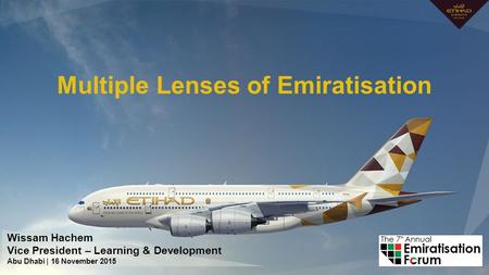 Multiple Lenses of Emiratisation