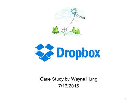 Case Study by Wayne Hung 7/16/2015 1. What is Dropbox? 2.