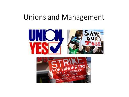 Unions and Management. Negotiations between Labor and Management Wages and Fringe Benefits Wages are set by labor contracts and vary based-type of position,