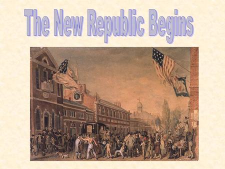 The New Republic Begins