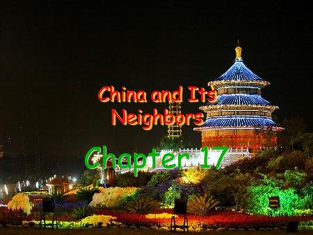 China and Its Neighbors Chapter 17. Beijing Celebrates Being Able to Host the 2008 Olympics.