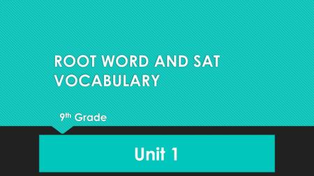 9 th Grade Unit 1. acro: high point, topmost, extreme  acronym  Def: a word formed from the first letter or first few letters of each word in a phrase.