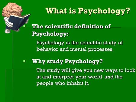 The History & Scope Of Psychology - Ppt Download